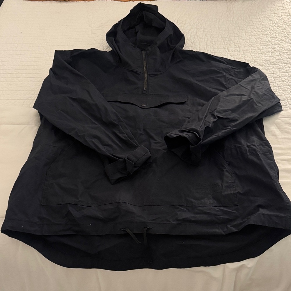 Men's Black Hooded Jacket